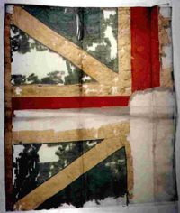 Bandera británica capturada en Pensacola