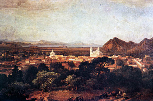 Vista de Valencia, por Bellermann