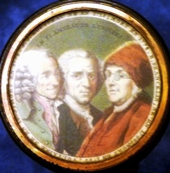 Voltaire, Rousseau, Franklin