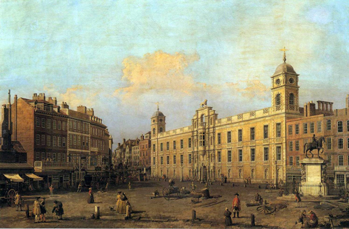 Vista de Charing Cross, Londres, hacia 1752, por Canaletto